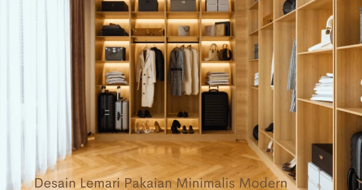 Desain Lemari Pakaian Minimalis Modern