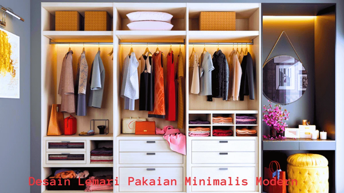 Desain Lemari Pakaian Minimalis Modern