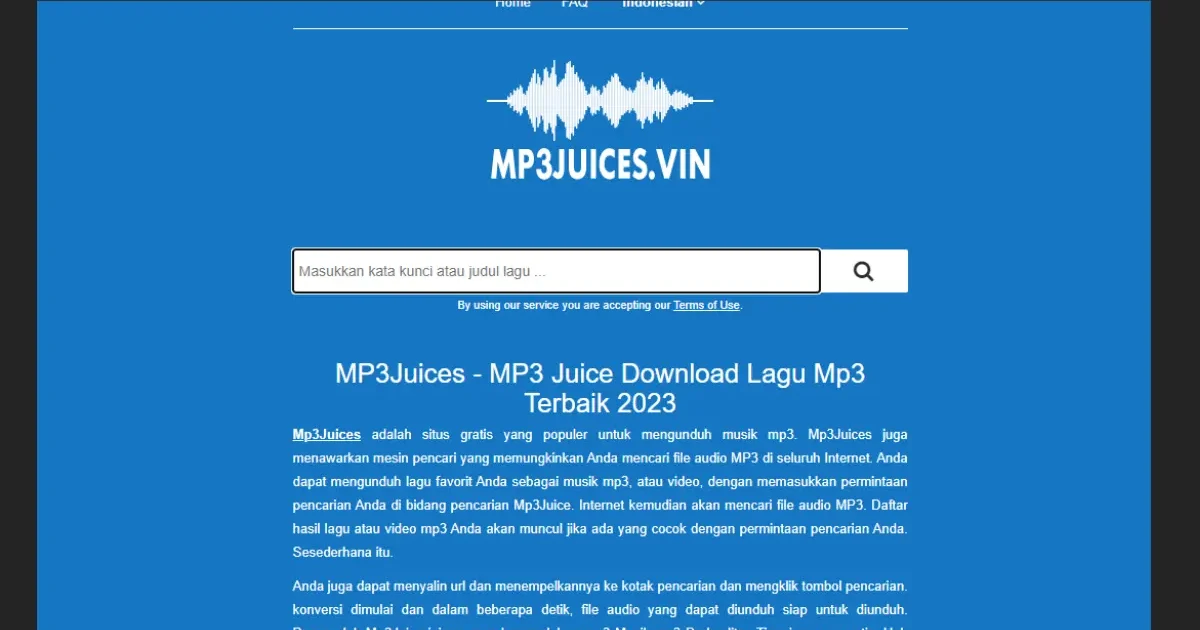 MP3 Juice Download Lagu Tanpa Aplikasi,