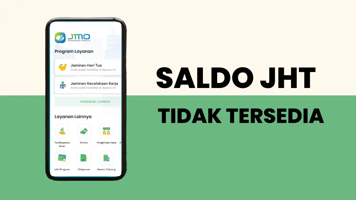 Saldo JHT Tidak Tersedia