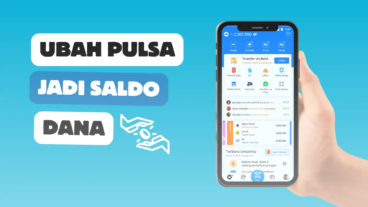 Cara Ubah Pulsa Jadi Saldo Dana, Tanpa Biaya Admin