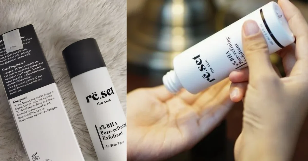 Produk eksfoliasi untuk wajah berminyak dan berjerawat