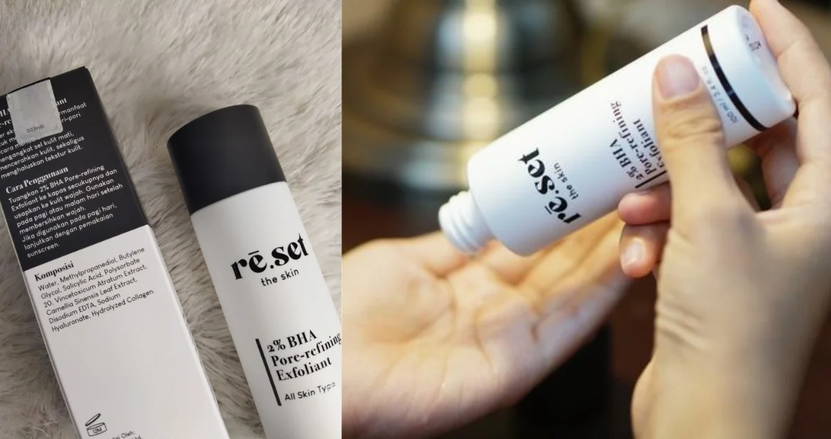 Produk eksfoliasi untuk wajah berminyak dan berjerawat