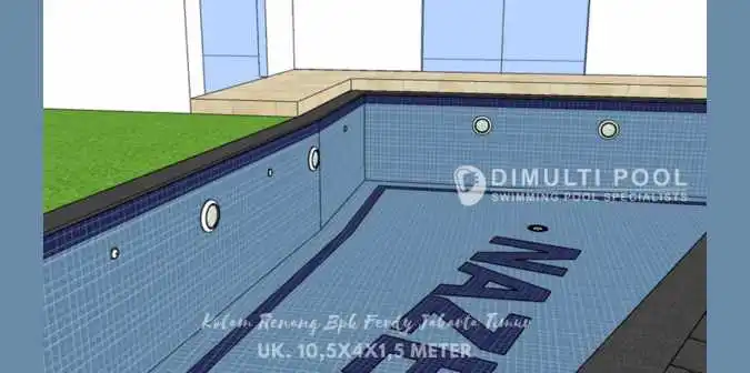 gambar kolam renang beserta ukuran