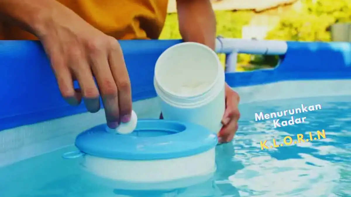 menurunkan kadar klorin
