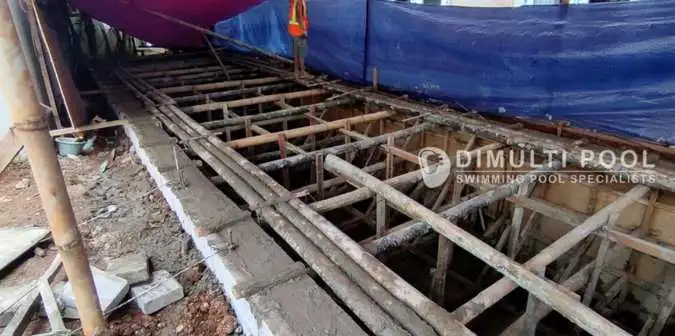 mutu beton pada konstruksi kolam renang