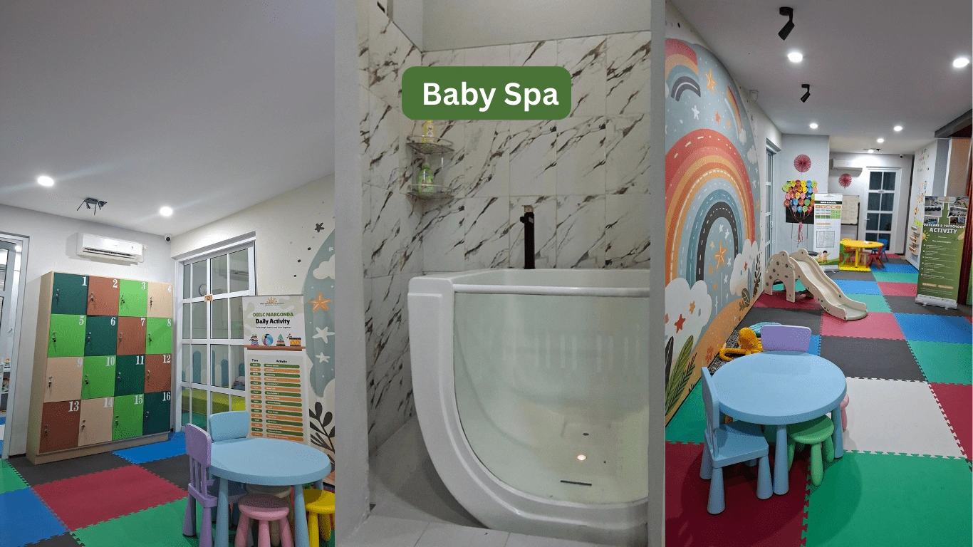 Daycare di depok dengan fasilitas Baby Spa