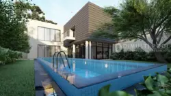 Contoh desain kolam inifnity pool. Ini pertimbangan membuat kolam infinity pool.