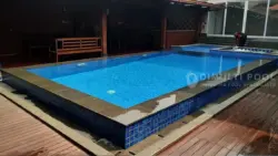 Contoh kolam renang infinity pool. Ini tips membuat kolam renang infinity pool murah.