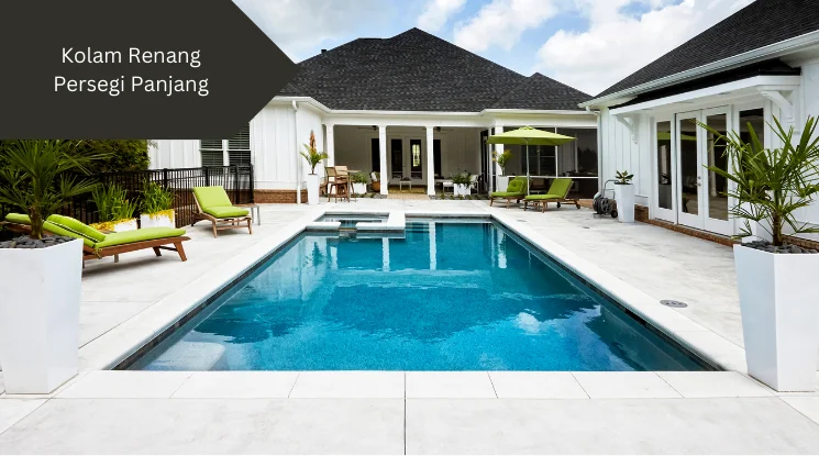 Contoh kolam renang persegi panjang