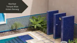 Ilustrasi tempat bilas kolam renang. Ini manfaat membuatnya.