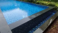 Contoh gutter kolam infinity pool. Ini panduan membuatnya.