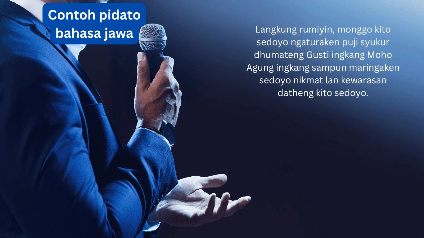 Contoh Pidato Bahasa Jawa untuk di Berbagai Acara